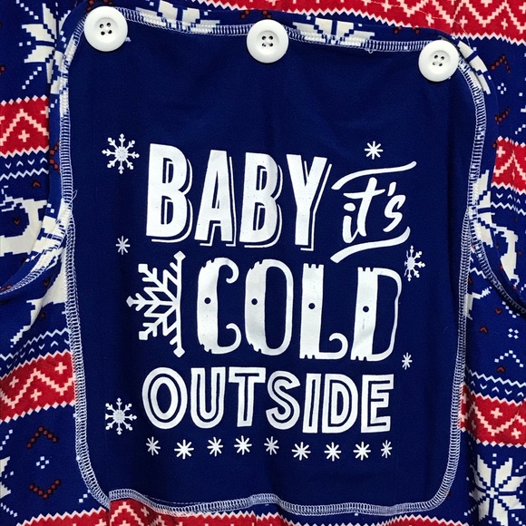 URBAN HERITAGE Reindeer Snowflakes Onesie Pyjamas - Picture 3 of 9